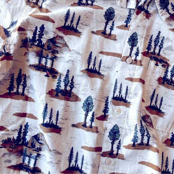 The North Face Baytrail Print Short Sleeve Shirt Men's Patterned Shirt size XL - Picture 5 of 10